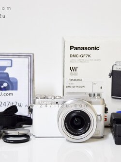 กล้อง Panasonic GF7 + เลนส์ 12-32mm สีขาว