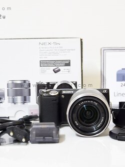 กล้อง Sony nex5n + เลนส์ 18-55 mm สีSilver