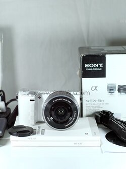 กล้อง Sony Nex-5R พร้อมเลนส์ 16-50mm สีขาว