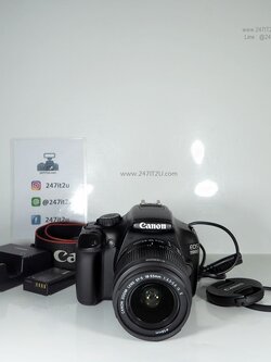 กล้อง Canon 1100D +เลนส์18-55mm สีดำ