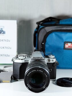 กล้อง Olympus OM-D E-M5 mark 2 พร้อมเลนส์ 14-150mm f4-5.6 II สี Silver