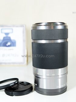 เลนส์ Sony 55-210mm f4.5-6.3 E-mount สี silver