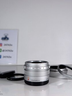ขายเลนส์ Panasonic Leica 15mm f1.7 ASPH สี silver สภาพสวย