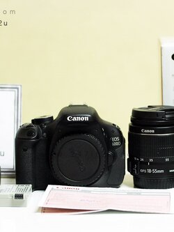 กล้อง Canon 600D +Lens 18-55mm f3.5-5.6 สีดำ