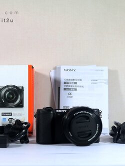 Sony A5100 สีดำ พร้อม เลนส์ 16-50mm ประกันศูนย์เหลือ มิถุนายน 2561