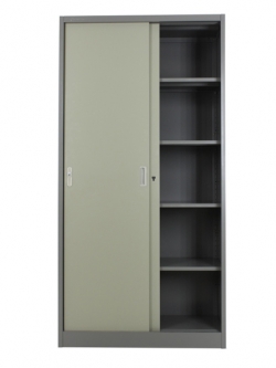 ตู้บานเลื่อนทึบทรงสูง MET-613