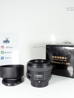 Yongnuo 50mm f1.8N สำหรับกล้อง Nikon ยกกล่อง สีดำ