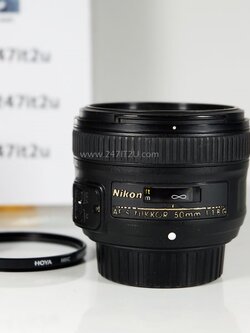 เลนส์ Nikon 50mm F1.8 G สีดำ