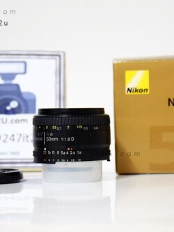 เลนส์ Nikon 50 mm f1.8D สีดำ
