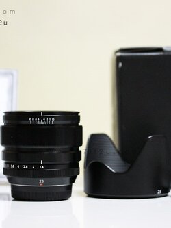 เลนส์ Fujinon 23mm f1.4 ยกกล่อง สีดำ