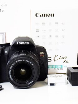 กล้อง Canon kissX6i (650D)+ เลนส์ 18-55mm is ii