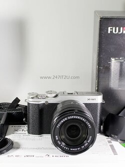 กล้อง Fujifilm X-M1 พร้อมเลนส์ 16-50mm สี Silver