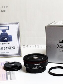 เลนส์ Canon 24mm f2.8 STM