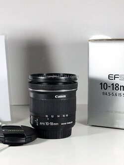 เลนส์ Canon lens EF-S 10-18mm f4.5-5.6 IS STM