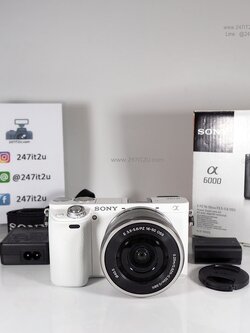 Sony A6000+เลนส์ 16-50mm F3.5-5.6 OSS สีขาว