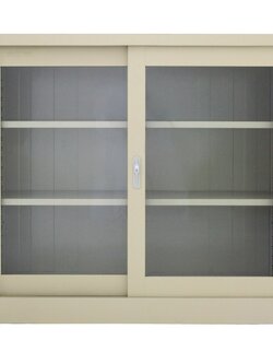 ตู้บานเลื่อนกระจก 4 ฟุต รุ่น MET-12110G