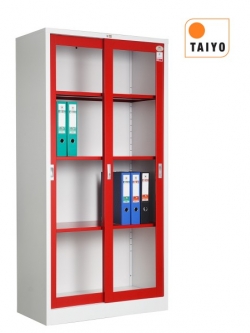 ตู้บานเลื่อนกระจกสูง SD-72G