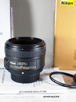 เลนส์ Nikon 50mm f1.8 G เครื่องศูนย์