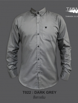 T022 สีเทาเข้ม STANDARD SLIM-FIT