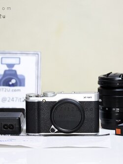 กล้อง Fujifilm X-M1+เลนส์ 16-50mm สีsilver