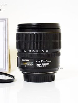 เลนส์ Cannon 15-85 mm f3.5-5.6 is USM