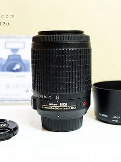 Nikon lens 55-200 mm f4.5-5.6G VR