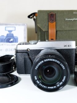 Fujifilm X-E1 พร้อมเลนส์ 16-50mm f3.5-5.6 สี silver