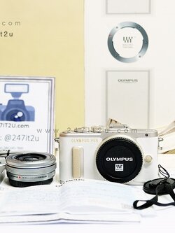 กล้อง Olympus E-PL8 พร้อมเลนส์ 14-42mm f3.5-5.6 สีขาว