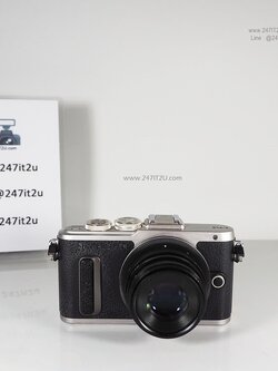 Olympus E-PL8 + เลนส์มือหมุน 35mm f1.6 สี silver