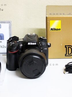 กล้อง Nikon D7100 พร้อมเลนส์ 18-70 mm
