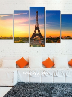 กรอบลอยผ้าแคนวาส ชุด 5 ชิ้น