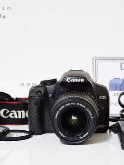กล้อง Canon 500D + เลนส์ 18-55 mm is ii