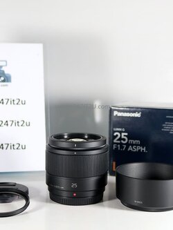 เลนส์ Panasonic Lumix G 25mm f/1.7 ASPH