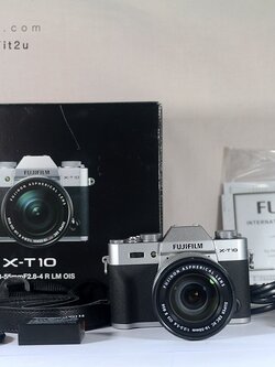 กล้อง fujiflim XT-10 + เลนส์ 16-50 สีเงินดำ