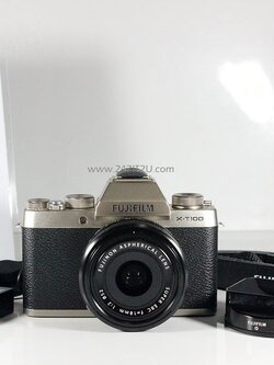 กล้องFujifilm X-T100 +18mm f2 silve