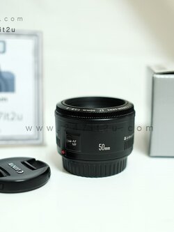 เลนส์ Canon 50mm f1.8 ii ยกกล่อง