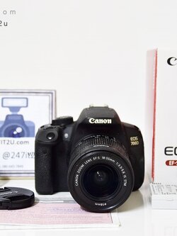 กล้อง Canon 700D+เลนส์ 18-55 mm สีดำ