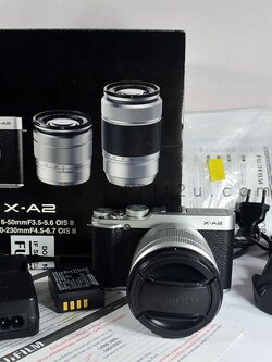กล้อง Fujifilm XA2 + เลนส์ 16-50mm สีดำเงิน