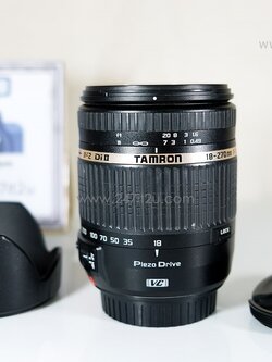 Tamron 18-270mm f3.5-6.3 VC Di ii mount canon