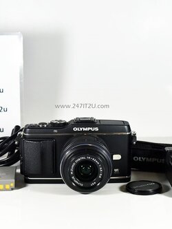 Olympus E-PL3 พร้อมเลนส์ 14-42 f3.5-5.6 สีดำ สภาพดี