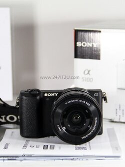 กล้อง Sony A5100 + เลนส์16-50 mm f3.5-5.6 OSS สีดำ