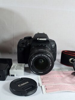 กล้อง Canon 700D + เลนส์ 18-55 IS STM