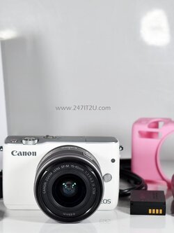 Canon EOS M10 พร้อมเลนส์ 15-45mm สภาพสวย