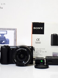 กล้อง Sony A5000 + เลนส์ 16-50mm สีดำ