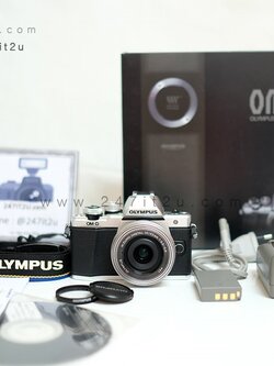 กล้อง Olympus em10 mark2 + เลนส์ 14-42 mm f3.5-5.6 สีSilver