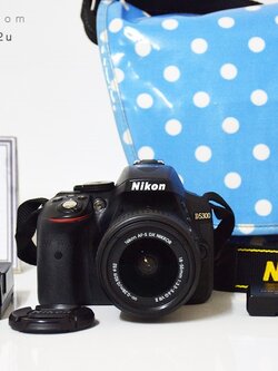กล้อง Nikon D5300 + เลนส์ 18-55 mm f3.5-5.6 G II