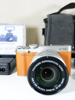 Fujifilm X-A2 พร้อมเลนส์ 16-50mm f3.5-5.6 สีน้ำตาล