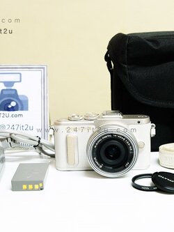 กล้อง Olympus E-PL8+ เลนส์ 14-42mm สีเงิน
