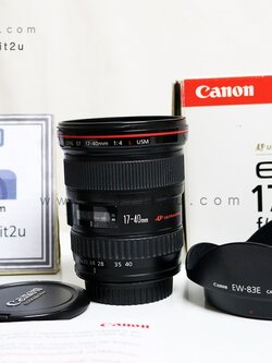 เลนส์ Canon 17-40mm f4 L USM รหัส UW