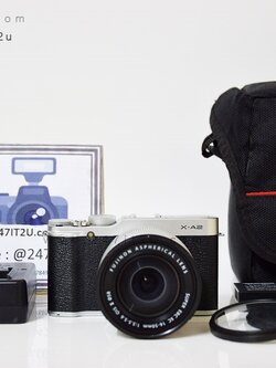 กล้อง Fujifilm X-A2 + เลนส์ 16-50 mm สีเงิน